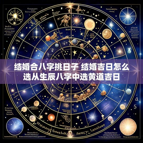结婚合八字挑日子 结婚吉日怎么选从生辰八字中选黄道吉日