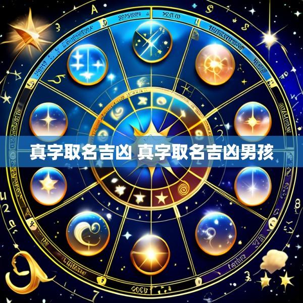 真字取名吉凶 真字取名吉凶男孩