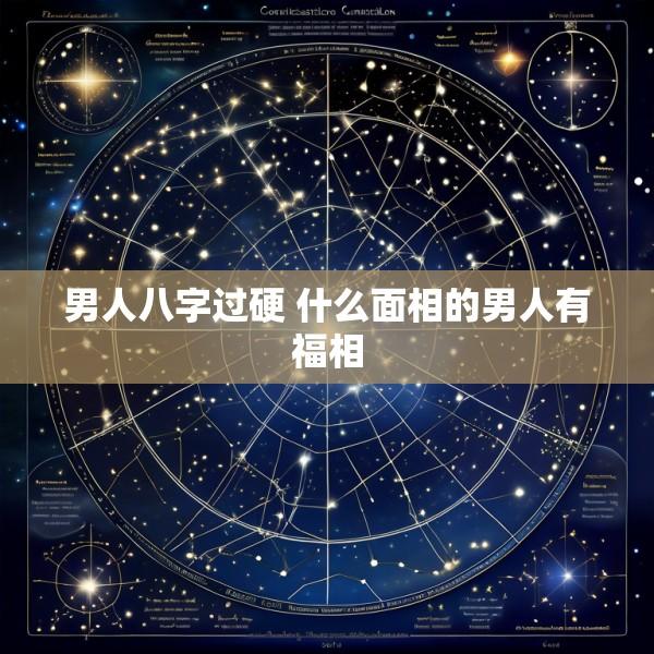 男人八字过硬 什么面相的男人有福相