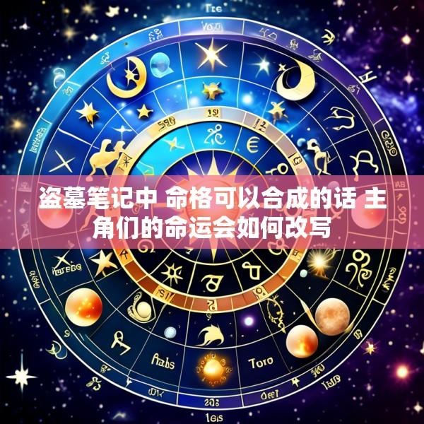 盗墓笔记中 命格可以合成的话 主角们的命运会如何改写