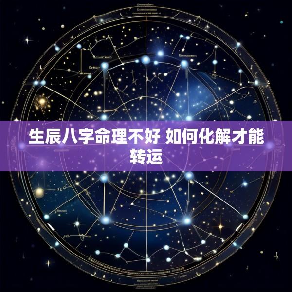 生辰八字命理不好 如何化解才能转运