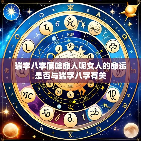 瑞字八字属啥命人呢女人的命运是否与瑞字八字有关