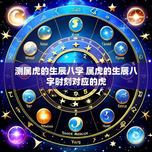 测属虎的生辰八字 属虎的生辰八字时刻对应的虎