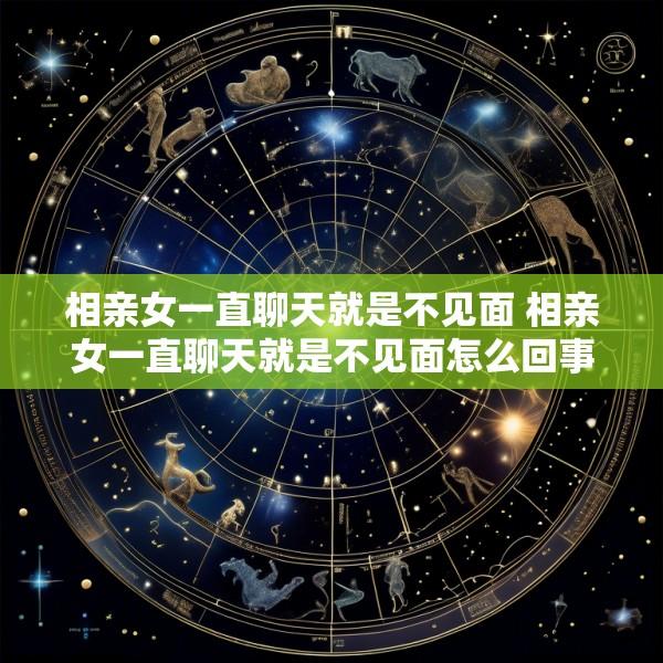 相亲女一直聊天就是不见面 相亲女一直聊天就是不见面怎么回事