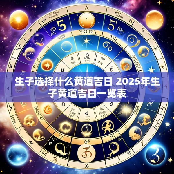 生子选择什么黄道吉日 2025年生子黄道吉日一览表