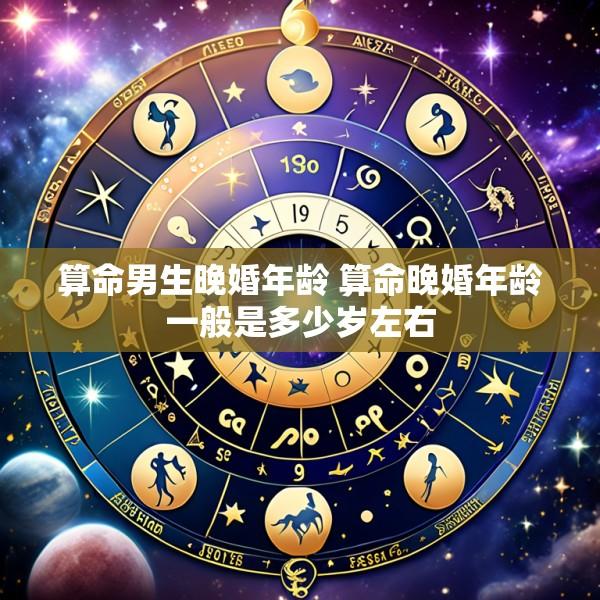 算命男生晚婚年龄 算命晚婚年龄一般是多少岁左右