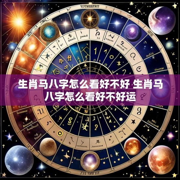 生肖马八字怎么看好不好 生肖马八字怎么看好不好运