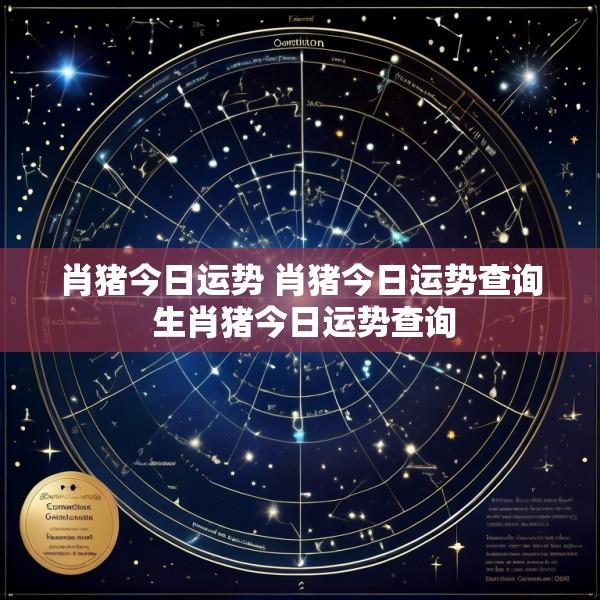 肖猪今日运势 肖猪今日运势查询 生肖猪今日运势查询