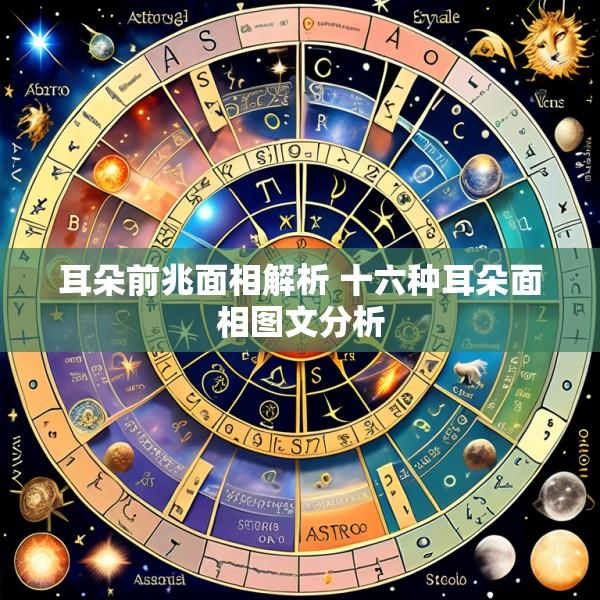 耳朵前兆面相解析 十六种耳朵面相图文分析