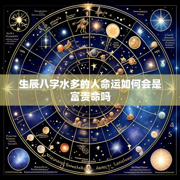 生辰八字水多的人命运如何会是富贵命吗