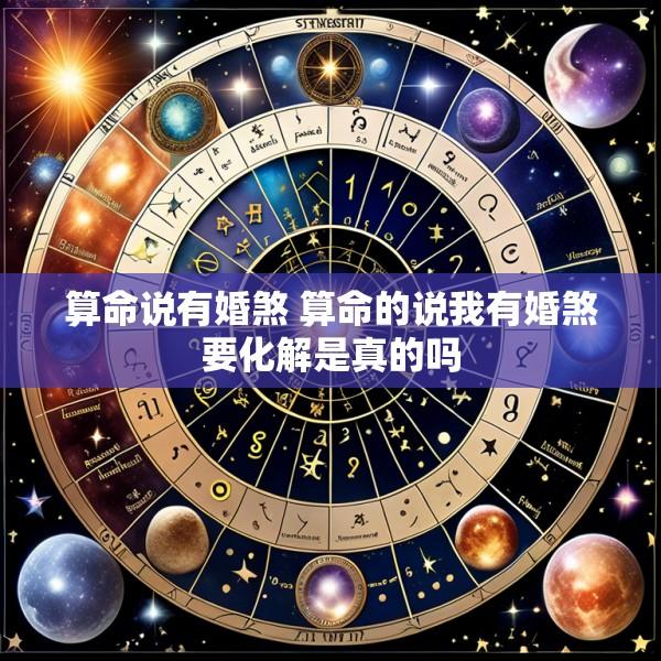 算命说有婚煞 算命的说我有婚煞要化解是真的吗