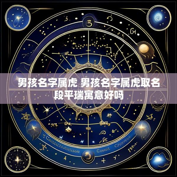 男孩名字属虎 男孩名字属虎取名段平瑞寓意好吗