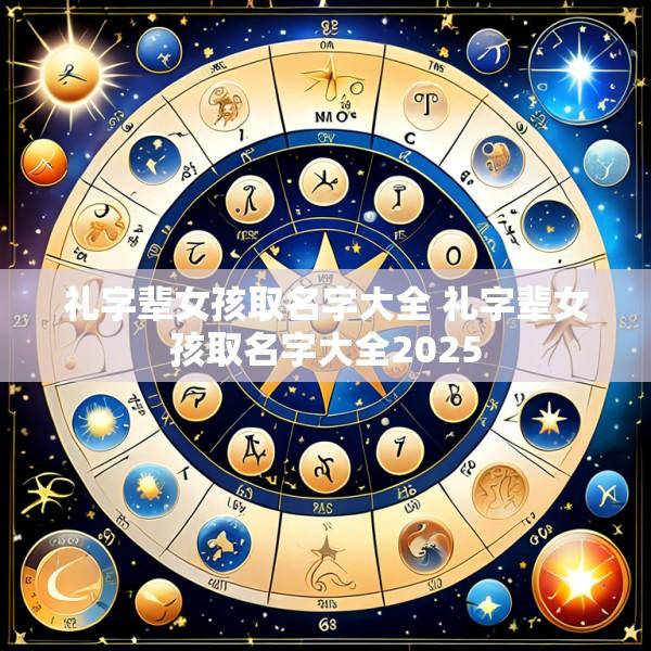 礼字辈女孩取名字大全 礼字辈女孩取名字大全2025