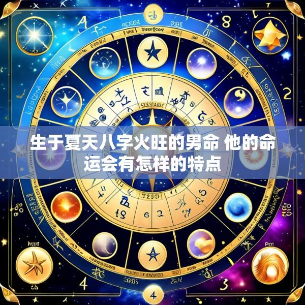 生于夏天八字火旺的男命 他的命运会有怎样的特点