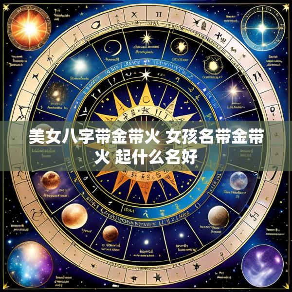 美女八字带金带火 女孩名带金带火 起什么名好