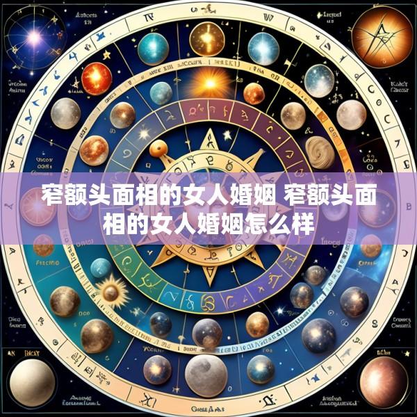 窄额头面相的女人婚姻 窄额头面相的女人婚姻怎么样