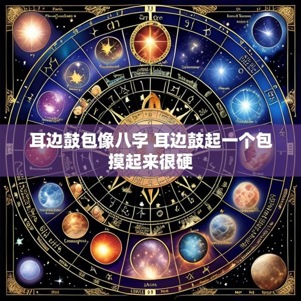耳边鼓包像八字 耳边鼓起一个包摸起来很硬