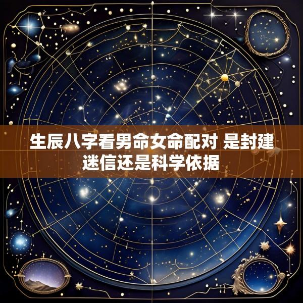 生辰八字看男命女命配对 是封建迷信还是科学依据
