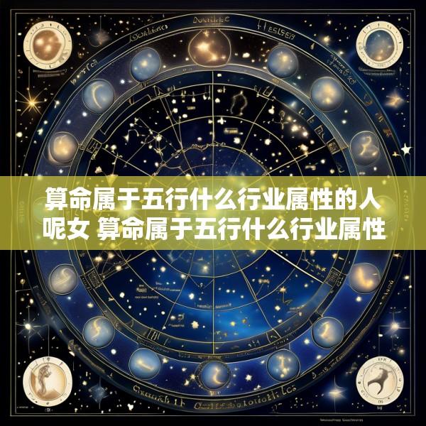 算命属于五行什么行业属性的人呢女 算命属于五行什么行业属性的人呢女生