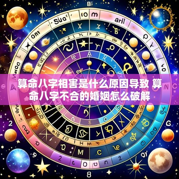 算命八字相害是什么原因导致 算命八字不合的婚姻怎么破解