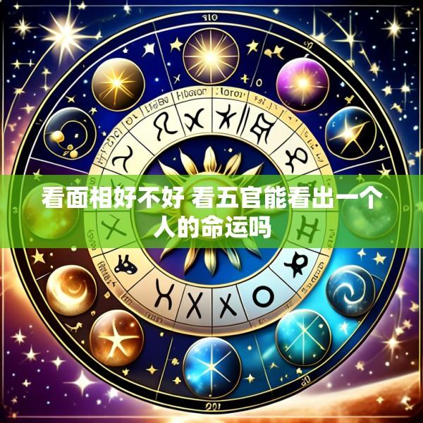 看面相好不好 看五官能看出一个人的命运吗