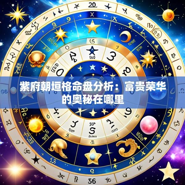 紫府朝垣格命盘分析：富贵荣华的奥秘在哪里