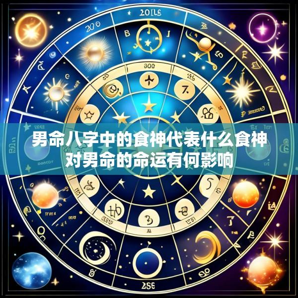 男命八字中的食神代表什么食神对男命的命运有何影响
