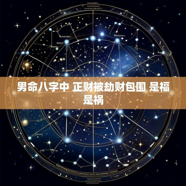 男命八字中 正财被劫财包围 是福是祸