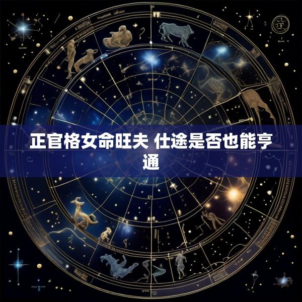 正官格女命旺夫 仕途是否也能亨通