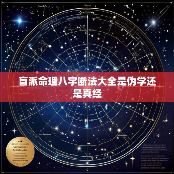 盲派命理八字断法大全是伪学还是真经