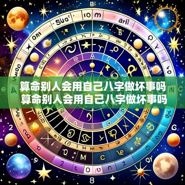 算命别人会用自己八字做坏事吗 算命别人会用自己八字做坏事吗为什么