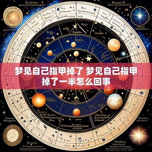 梦见自己指甲掉了 梦见自己指甲掉了一半怎么回事