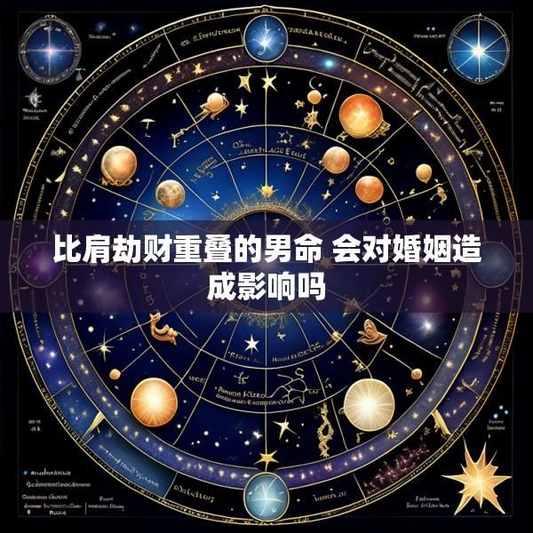 比肩劫财重叠的男命 会对婚姻造成影响吗