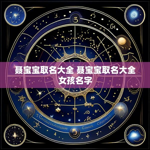 聂宝宝取名大全 聂宝宝取名大全女孩名字