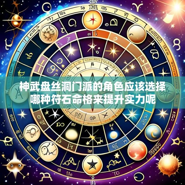 神武盘丝洞门派的角色应该选择哪种符石命格来提升实力呢