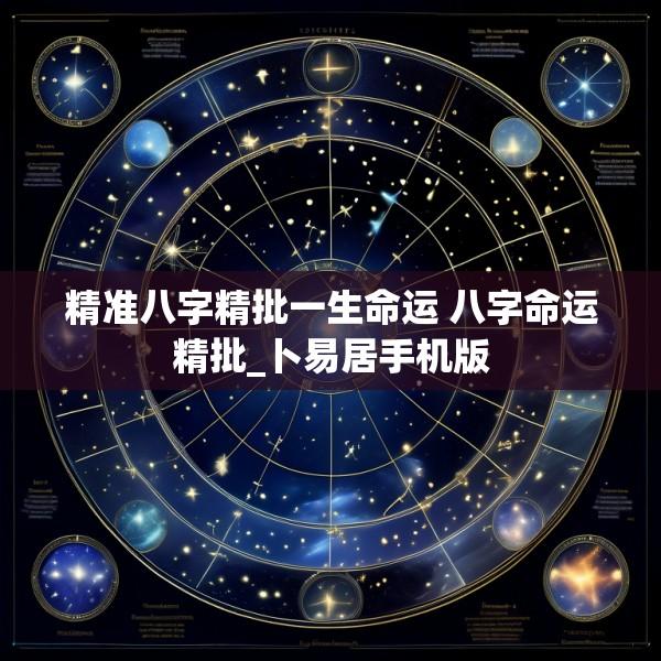 精准八字精批一生命运 八字命运精批_卜易居手机版