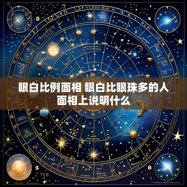 眼白比例面相 眼白比眼珠多的人面相上说明什么