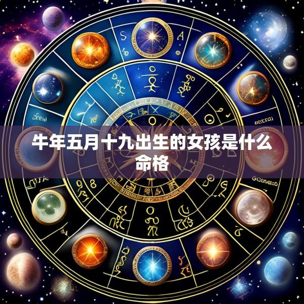 牛年五月十九出生的女孩是什么命格