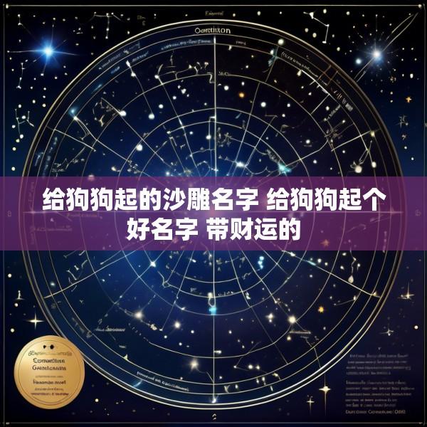 给狗狗起的沙雕名字 给狗狗起个好名字 带财运的