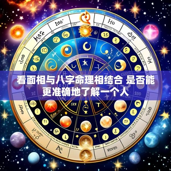 看面相与八字命理相结合 是否能更准确地了解一个人