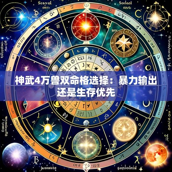 神武4万兽双命格选择：暴力输出还是生存优先