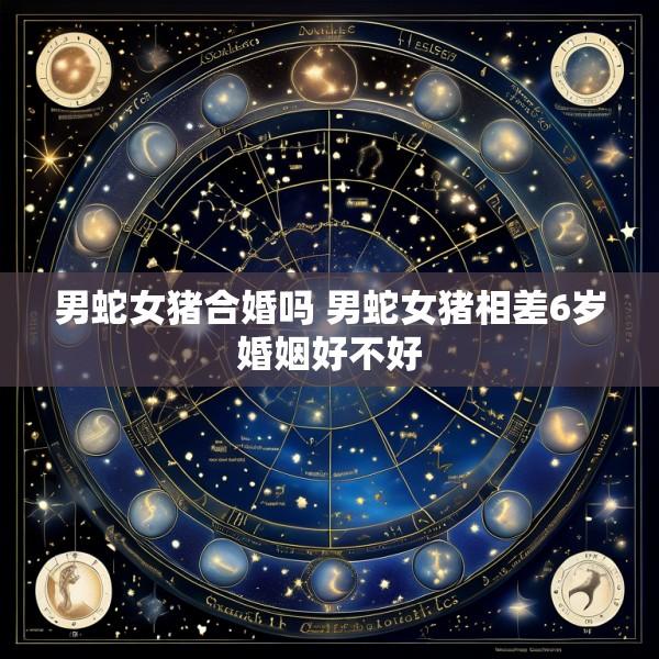 男蛇女猪合婚吗 男蛇女猪相差6岁婚姻好不好