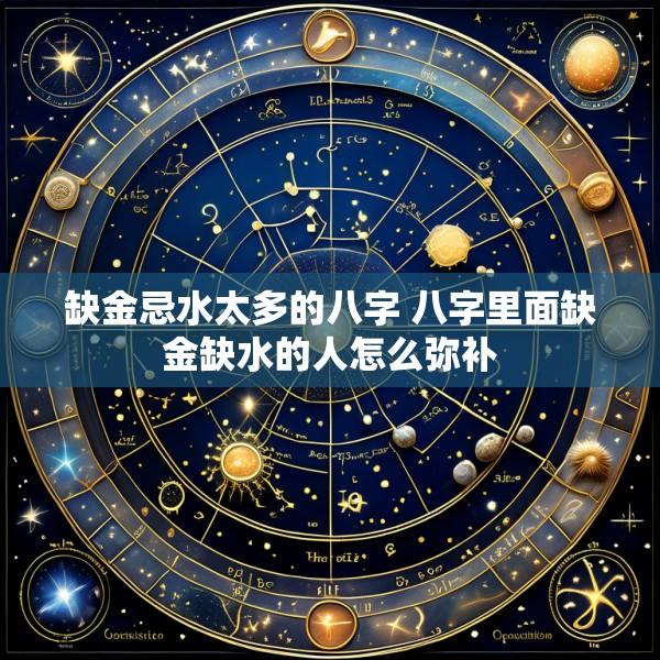 缺金忌水太多的八字 八字里面缺金缺水的人怎么弥补