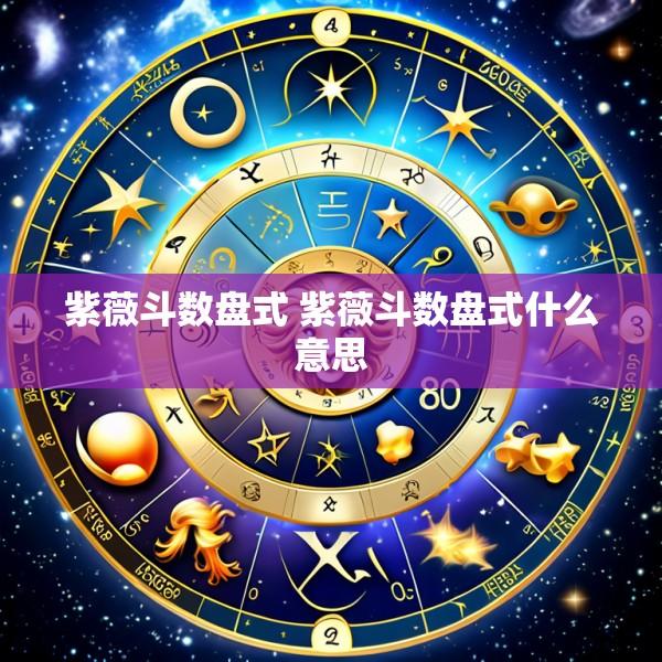 紫薇斗数盘式 紫薇斗数盘式什么意思