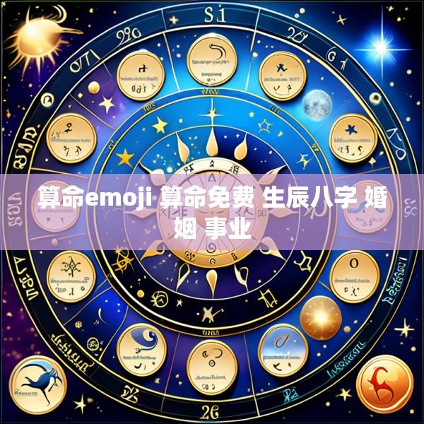 算命emoji 算命免费 生辰八字 婚姻 事业