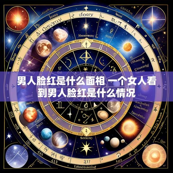 男人脸红是什么面相 一个女人看到男人脸红是什么情况