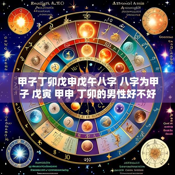 甲子丁卯戊申戊午八字 八字为甲子 戊寅 甲申 丁卯的男性好不好