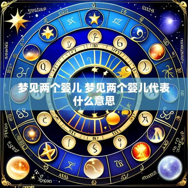 梦见两个婴儿 梦见两个婴儿代表什么意思