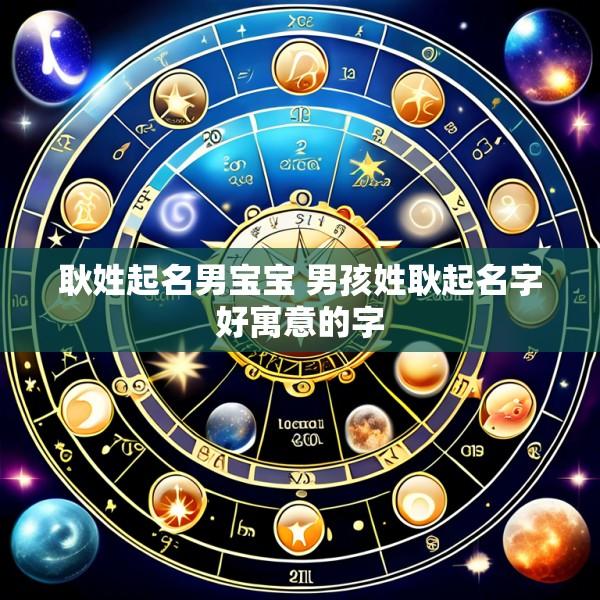 耿姓起名男宝宝 男孩姓耿起名字好寓意的字