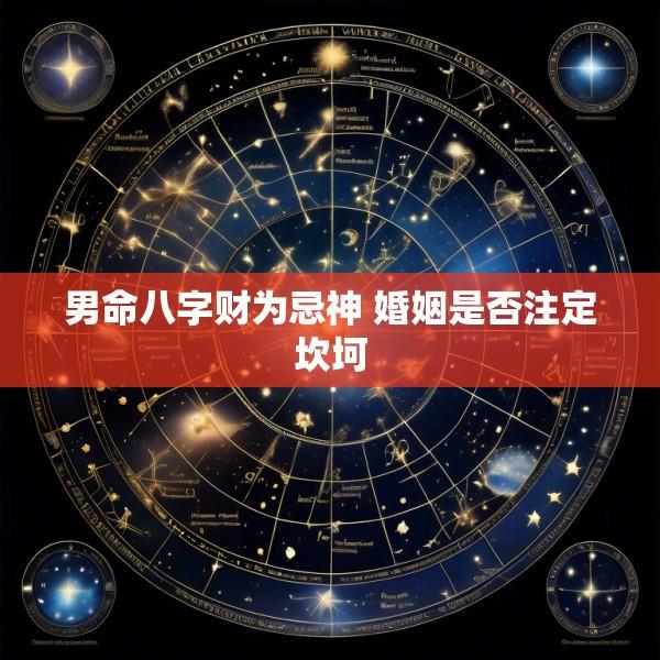 男命八字财为忌神 婚姻是否注定坎坷
